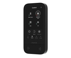 Ajax KeyPad TouchScreen bezvadu tastatūra ar skārienekrānu (melna)