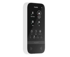 Ajax KeyPad TouchScreen bezvadu skārienekrāna vadības tastatūra (balta)