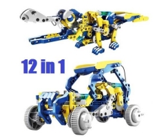Solar and Hydraulic Powered Toys Kit 12in1