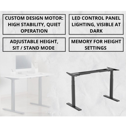 NEW PRODUCT! HEIGHT ADJUSTABLE TABLE FRAME